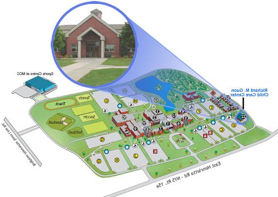 Map of Brighton Campus