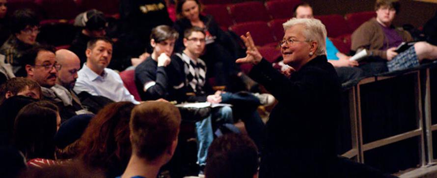 Photo of Paula Vogel, visiting Playwright